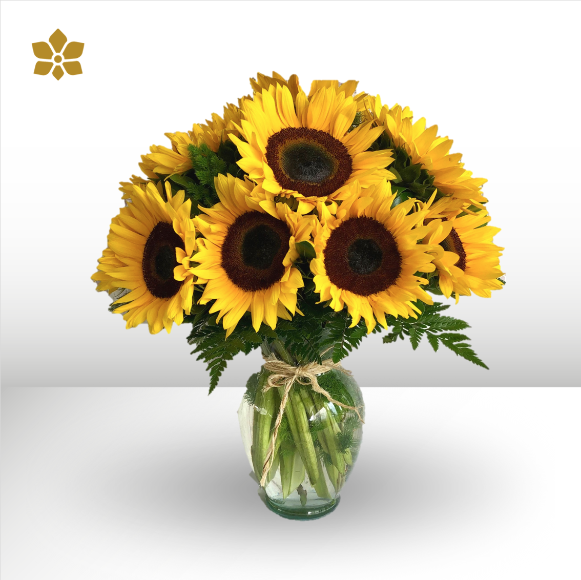 Florero con Girasoles