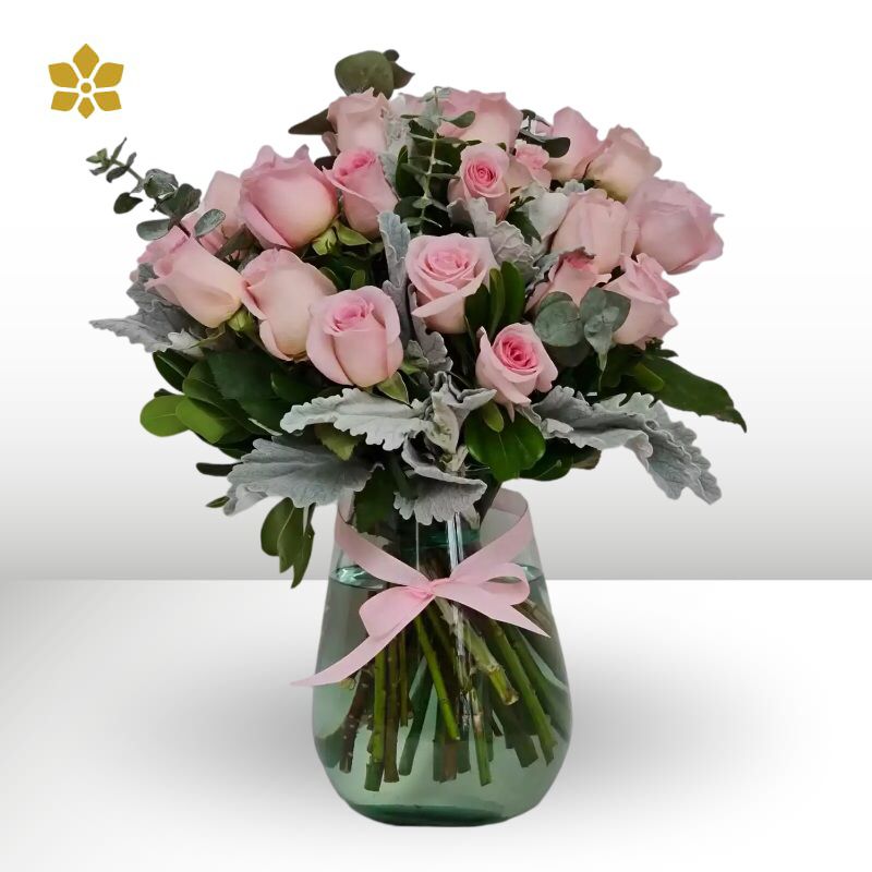 24 Rosas Rosadas