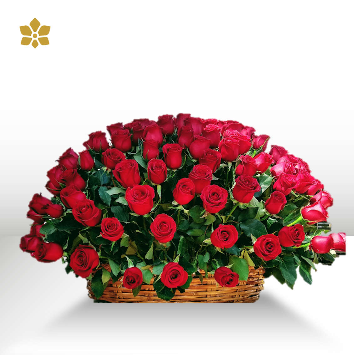 Maxi Canasta de 100 Rosas