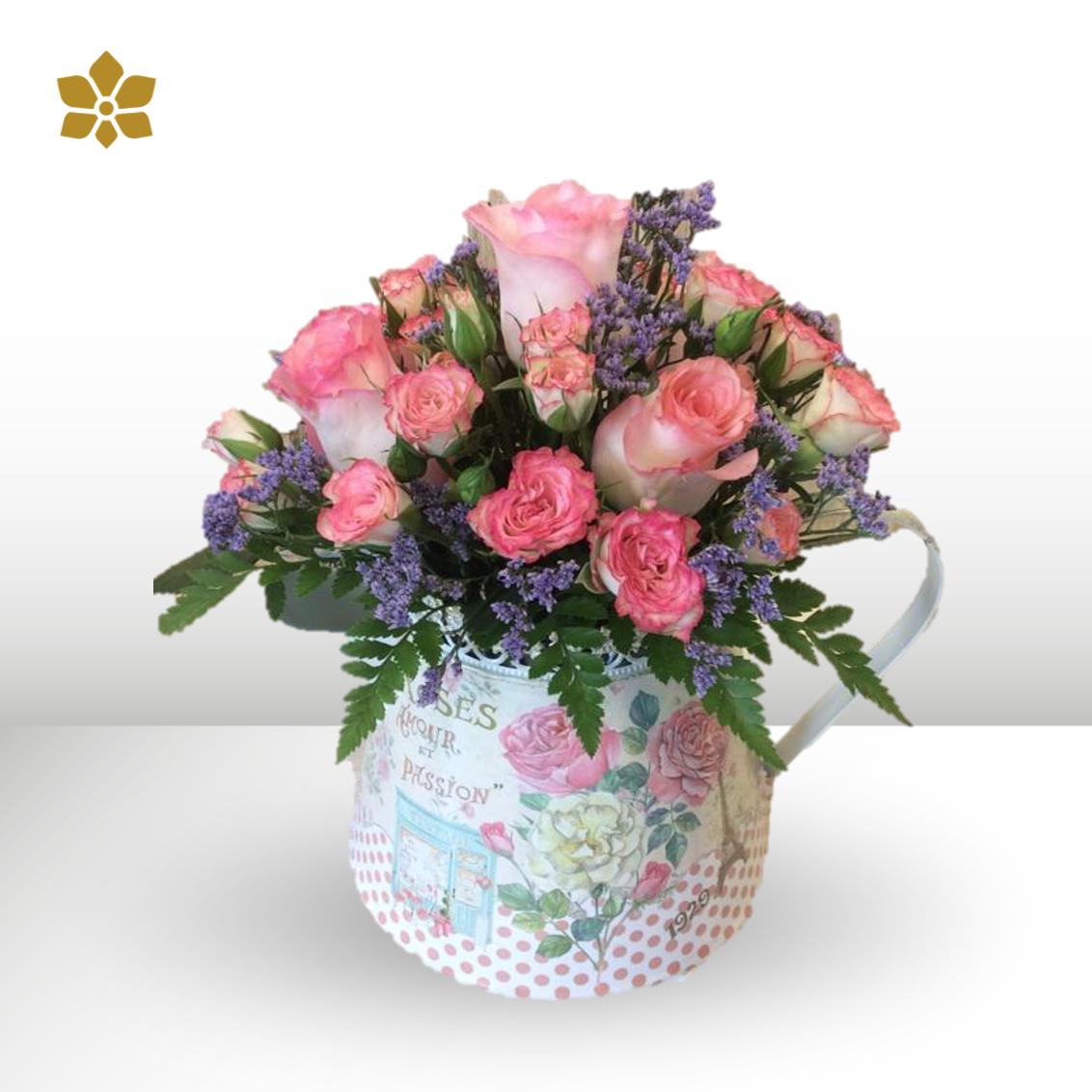 Tetera con Rosas