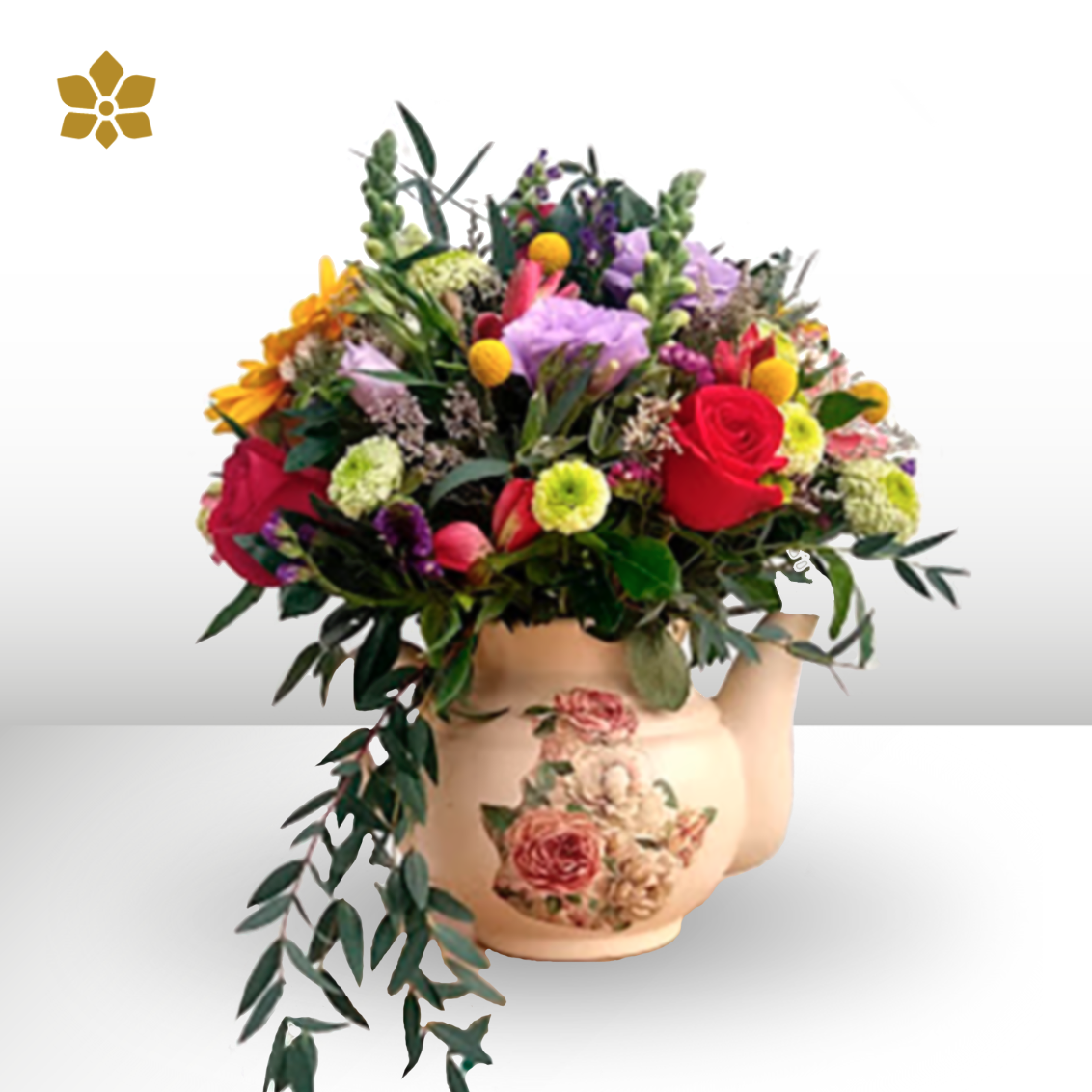 Tetera Floral