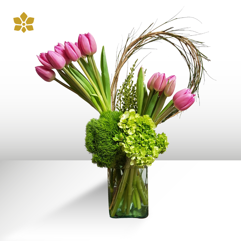 20 Tulipanes en Rosa